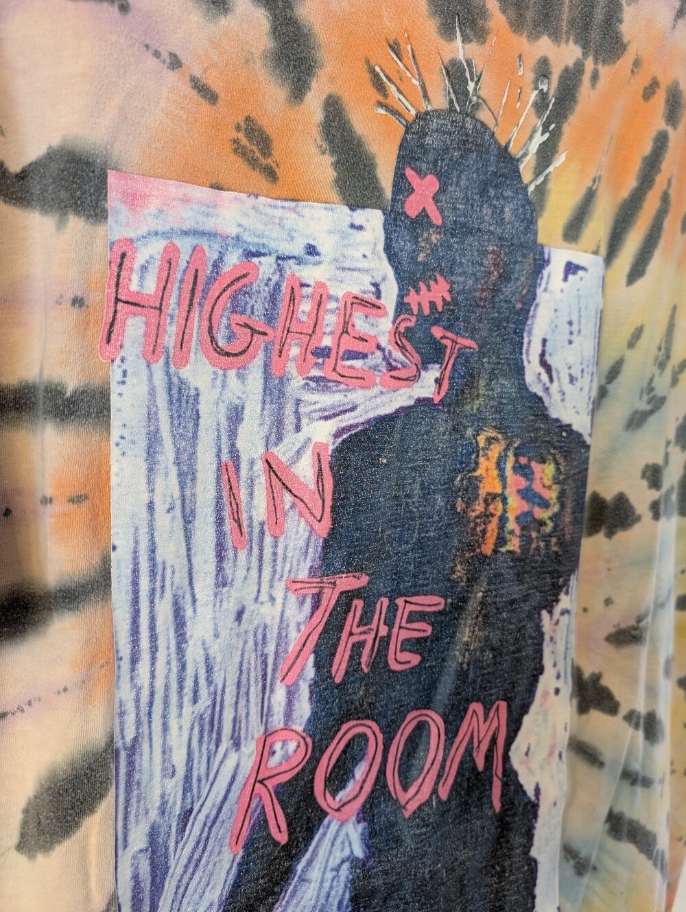 🌵Cactus Jack🌵 by Travis Scott "Highest In The Room" Tie-Dye T-Shirt (XL) - Picture 2 of 11